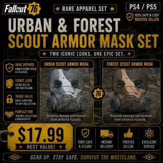 Urban & Forest Scout Armor Masks | Fast Delivery