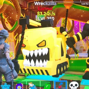 Fortnite steal the brainrot Wreckzilla 
