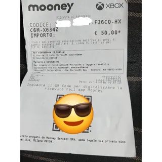 Xbox account key, value €70