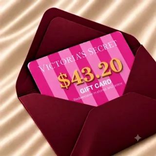 $43.20 Victoria's Secret Gift Card (USA) - Instant Delivery