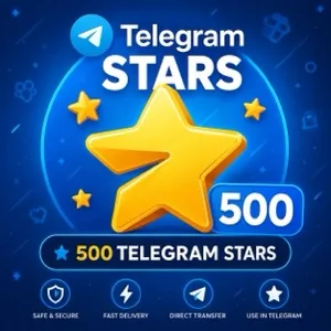 Telegram Stars 500⭐ – Fast Delivery