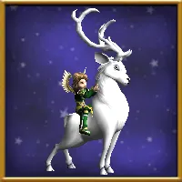 Mount: White Stag for Wizard101