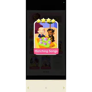 Matching Songs - Monopoly go 4 star
