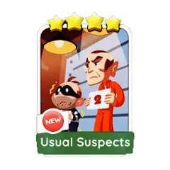 Monopoly Go 4 Star Sticker - Usual Suspects