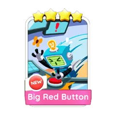 Monopoly Go 4 Star Sticker - Big Red Button