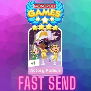 Victory Podium - Monopoly Go 4 star