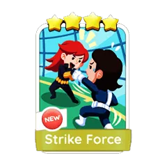 Monopoly Go 4 Star Sticker - Strike Force