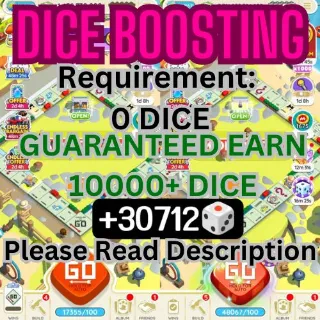 (Requirement 0 Dice)Monopoly Go Dice Boosting Service Events & Tournament - Read Description