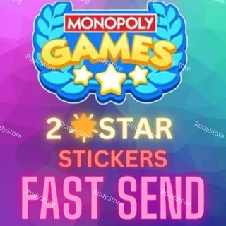Monopoly Go 2 Star Sticker