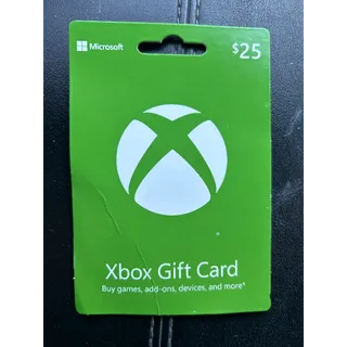 $20.00 USD Xbox Gift Card