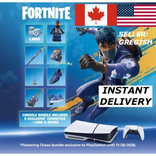 FLOWERING CHAOS BUNDLE US/CA⚡INSTANT Delivery⚡ FORTNITE