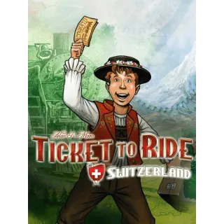 Ticket to Ride: Switzerland -- STEAM -- INSTANT DELIVERY 