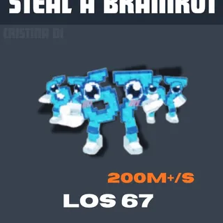 STEAL A BRAINROT LOS 67 - 200M+/S