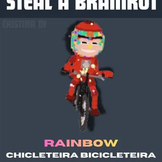 🌈RAINBOW CHICLETEIRA BICICLETEIRA