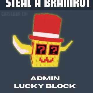 ADMIN LUCKY BLOCK STEAL A BRAINROT