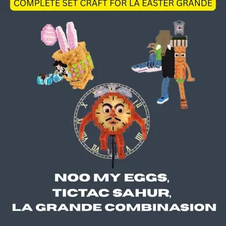 NOO MY EGGS,  TICTAC SAHUR,   LA GRANDE COMBINASION - COMPLETE CRAFT SET