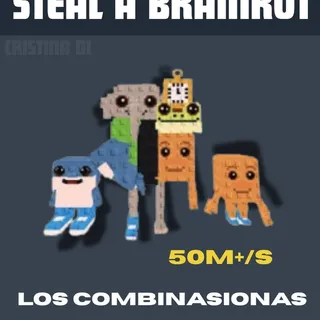 50M+/S STEAL A BRAINROT LOS COMBINASIONAS - 50M+/S