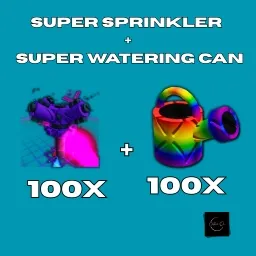 100 Super Sprinkler + 100 Super Watering Can