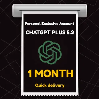  ChatGPT Plus 1 Month Account - Personal Exclusive Account -