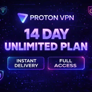 Proton VPN – Unlimited Plan (14 Days) Private Account
