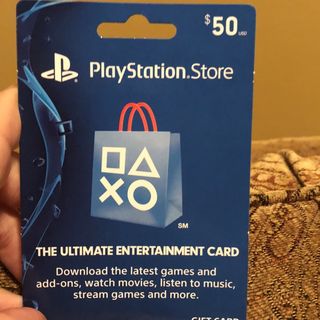 PSN- gift card $50 - PlayStation Store Cartões de Presente - Gameflip