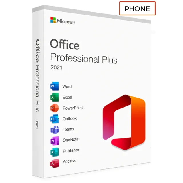 Microsoft Office 2021 Pro Plus Retail Key - Phone Activation - Other ...