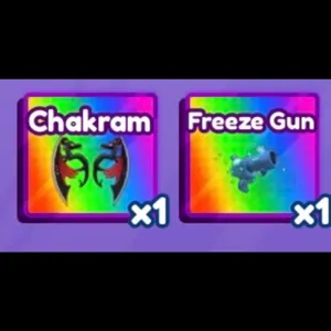 Freeze Gun & Chakram
