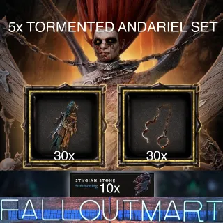 5x Tormented Andariel Set S4