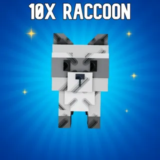 10x Raccoon