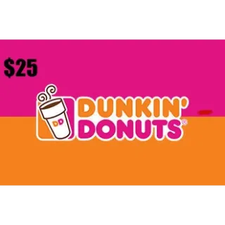 $25.49 USD DUNKIN’ DONUTS