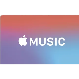 APPLE MUSIC 4 MONTH SUBSCRIPTION