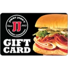 $ 10.00 USD Jimmy John’s Gift Card With Pin 