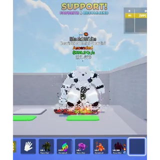 Bearini Plammini Guardini Black&White with two traits MAX LEVEL 399.9 Qi/s - Go up for Brainrots 