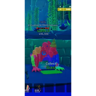 ll Cannone Dominatore Party MAX LEVEL 48.2 Qi/s - Go up for Brainrots 