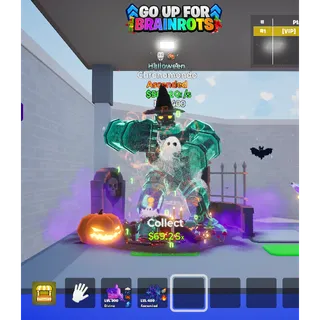 Chronomondo Halloween with two traits MAX LEVEL 584.2 Qi/s - Go up for Brainrots 