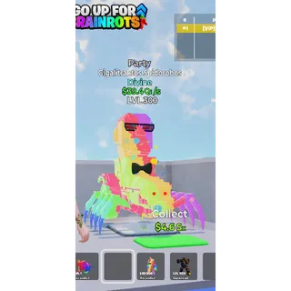 Gigalitraktos Spidorobos Party MAX LEVEL 39.4 Qi/s - Go up for Brainrots 