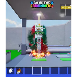El Crunchador Football with trait MAX LEVEL 44.1 Qi/s - Go up for Brainrots 