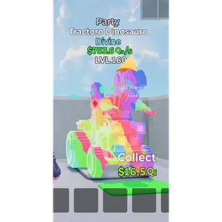 Tractoro Dinasouro Party Level 160 - Go up for Brainrots