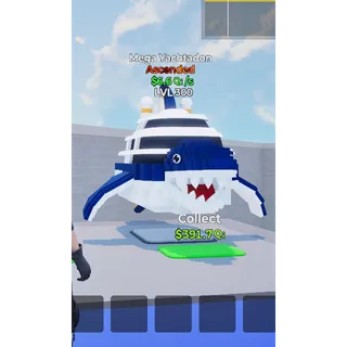 Mega Yachtadon MAX LEVEL 6.6 Qi/s - Go up for Brainrots 