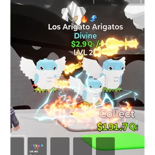 Los Arigato Arigatos MAX LEVEL with THREE TRAITS 2.9 Qi/s - Go up for Brainrots