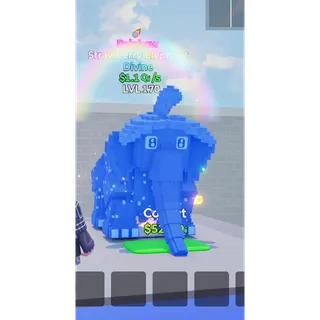 Strawberry Elephant Rainbow with trait - Level 170 1.1 Qi/s - Go up for Brainrots 
