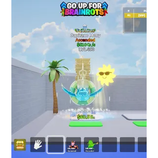 Capitano Moby Summer with trait MAX LEVEL 510 Qi/s - Go up for Brainrots 