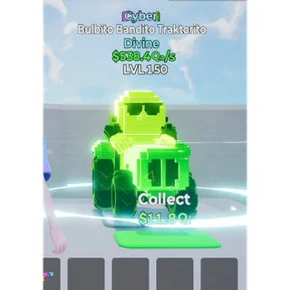 Bulbito Bandito Traktorito Cyber Level 150 - Go up for Brainrots 