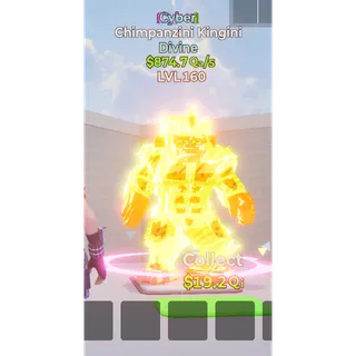 Chimpanzini Kingini Cyber Level 160 - Go up for Brainrots 