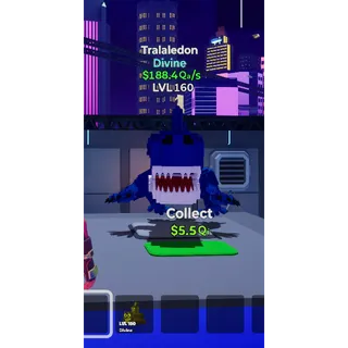 Tralaledon Level 160 - Go up for Brainrots 