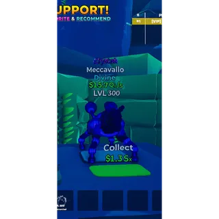 Meccavallo Crystal MAX LEVEL 15.7 Qi/s - Go up for Brainrots