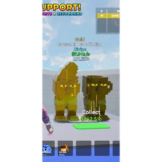 Croissantini et Caffettino Gold MAX LEVEL 7.9 Qi/s - Go up for Brainrots 