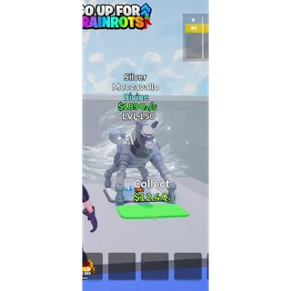 Meccavallo Silver Level 150 - Go up for Brainrots 