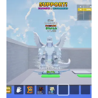 Godgodzilla Silver MAX LEVEL 73.6 Qi/s - Go up for Brainrots 
