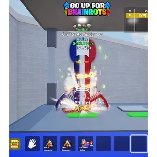 Gigalitraktos Spidorobos Football with FOUR traits MAX LEVEL 406.8 Qi/s - Go up for Brainrots 